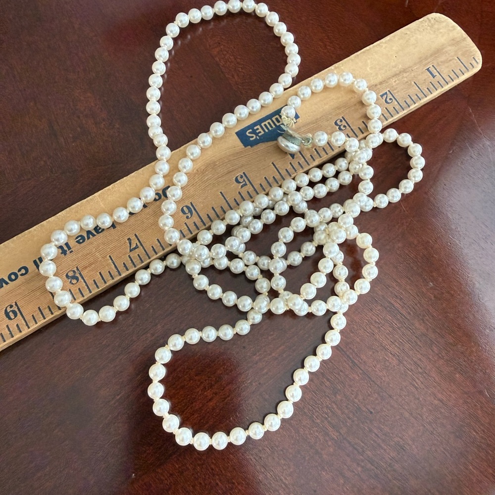Vintage Long Beads Necklace